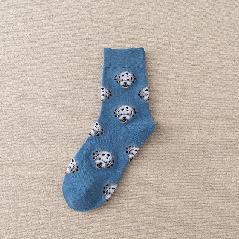 Calzini Creativi con Cani in Cotone - Calze Divertenti e Confortevoli per Donna - Aky & Co.