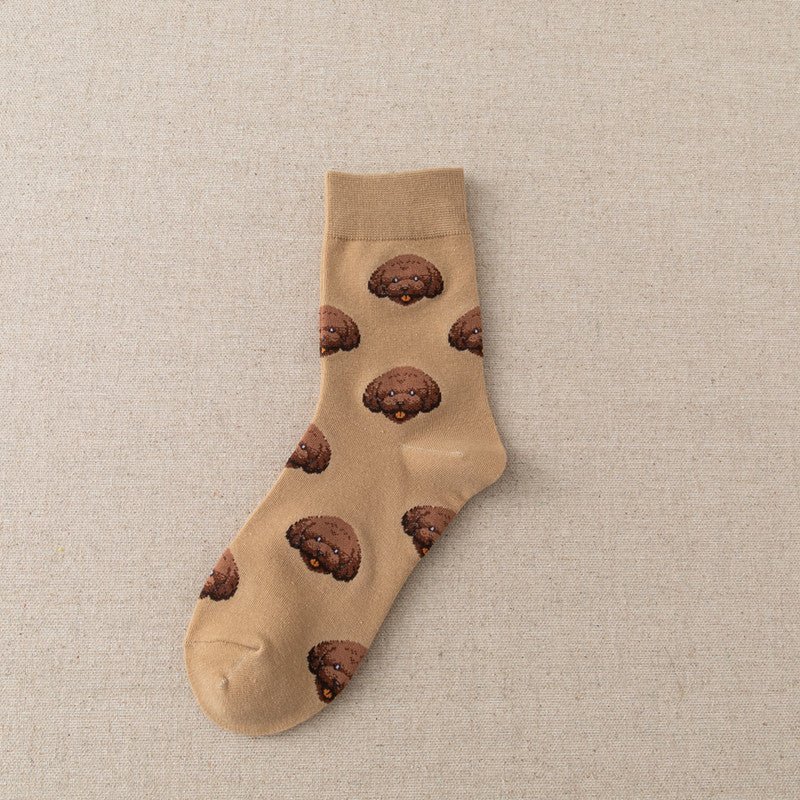 Calzini Creativi con Cani in Cotone - Calze Divertenti e Confortevoli per Donna - Aky & Co.