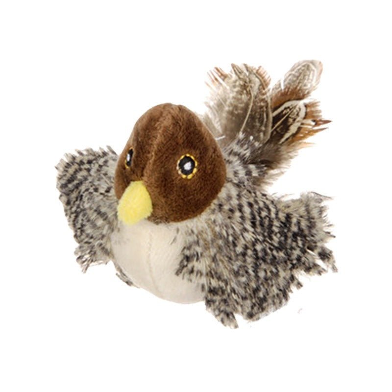 Cat Toys Dazzling Law Prey Series Sound Toys Touching Sensing Little Bird - Aky & Co.