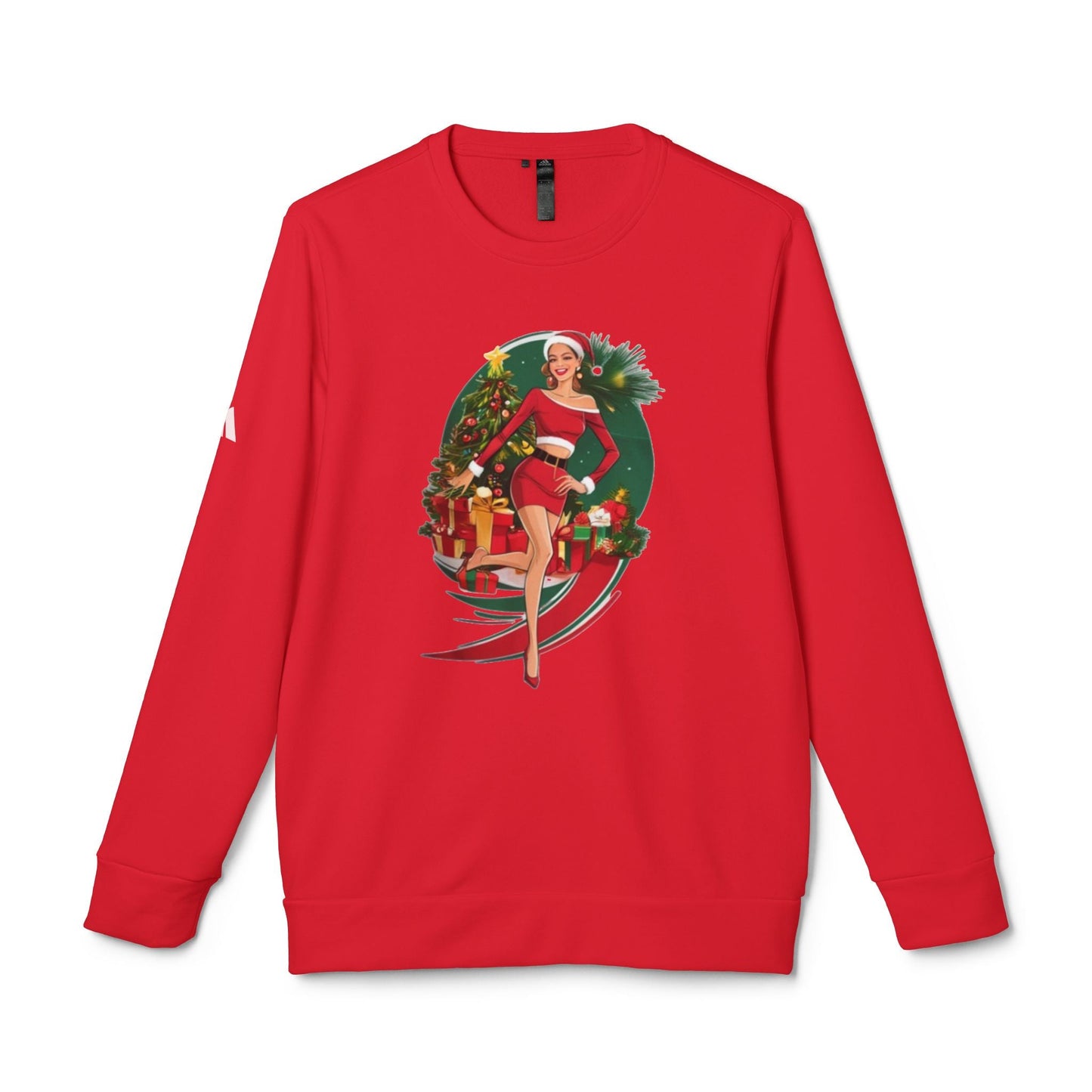 Felpa Girocollo Unisex Festiva - Design "Holiday Cheer" by Adidas - Aky & Co.
