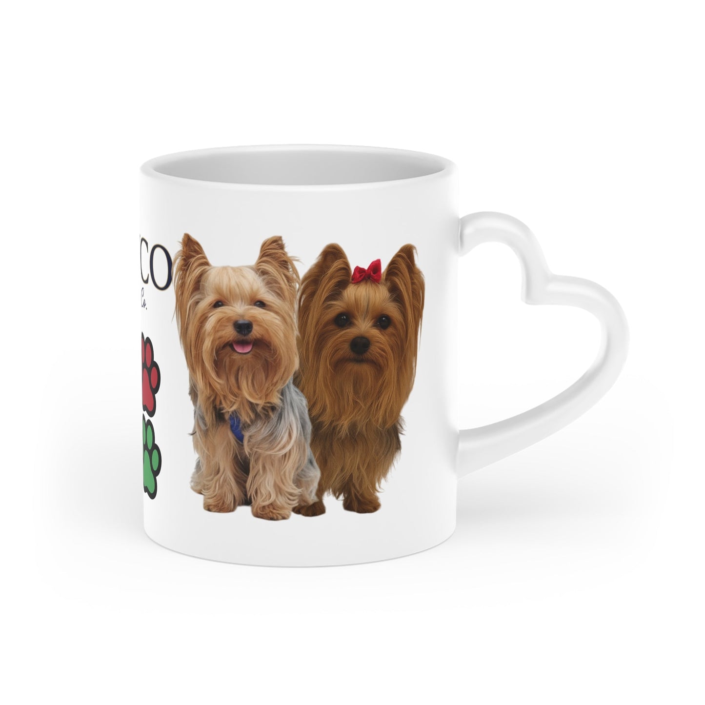 Heart - Shaped Mug — Romantic Ceramic Coffee Cup for Valentines, Anniversaries & Everyday Love - AKYCO