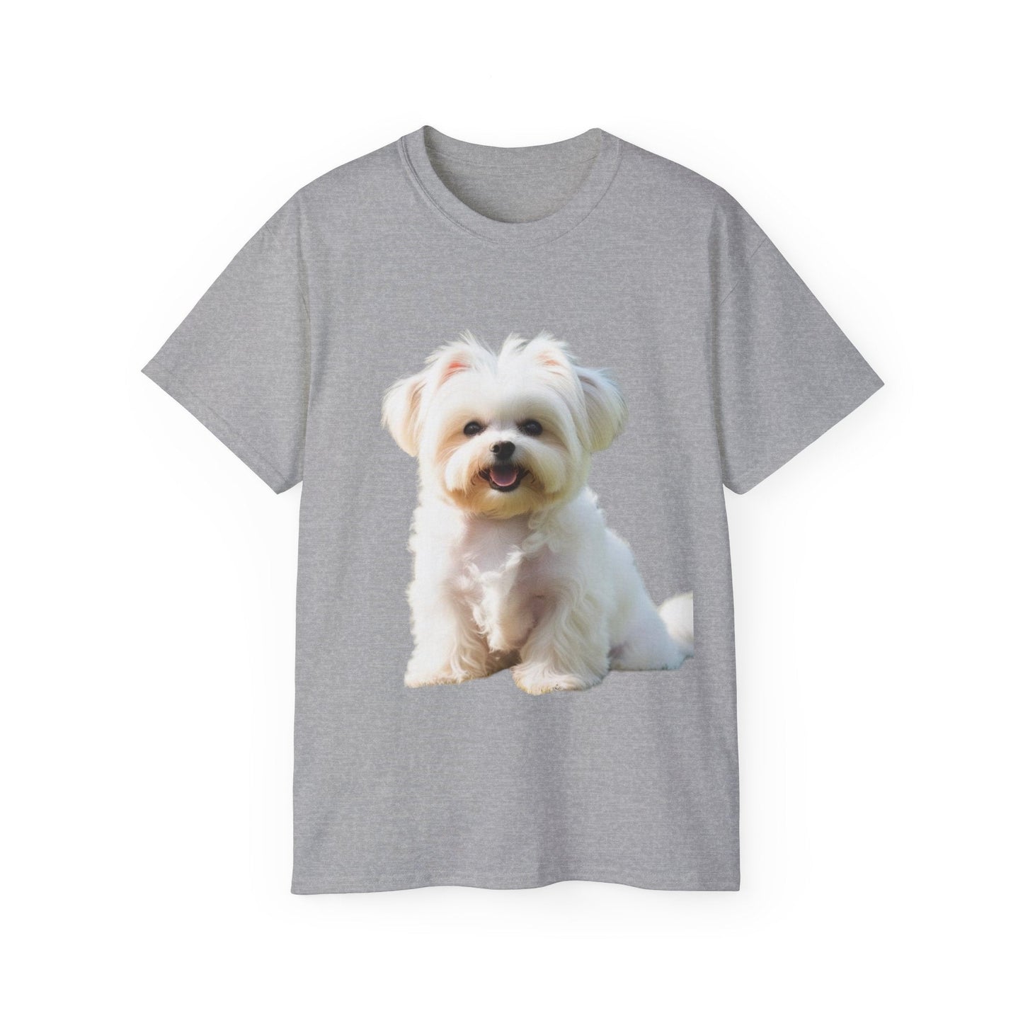 🐕 MAGLIETTA BICHON MALTEZ RITRATO - Maglietta Unisex Ultra Cotone - Aky & Co.