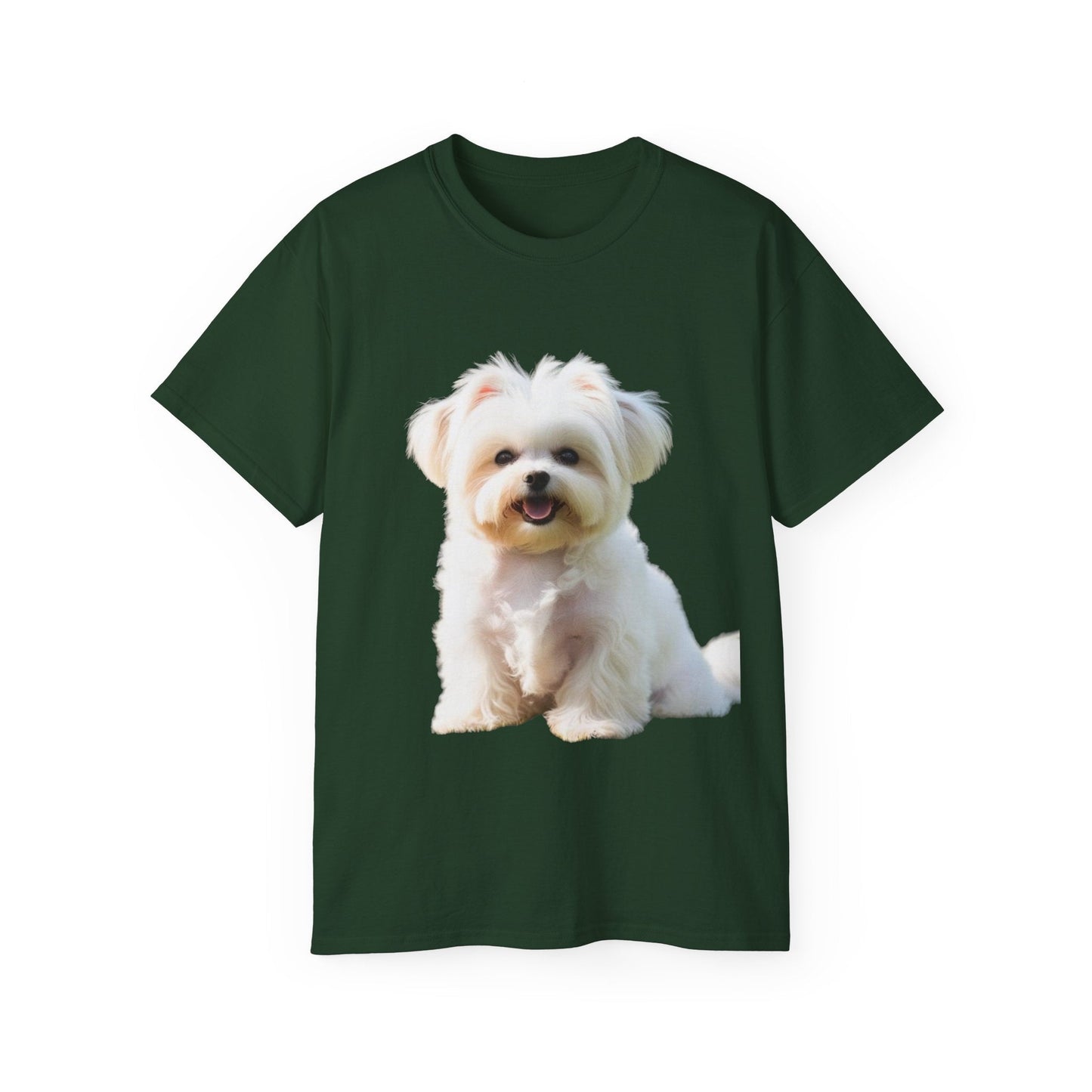 🐕 MAGLIETTA BICHON MALTEZ RITRATO - Maglietta Unisex Ultra Cotone - Aky & Co.