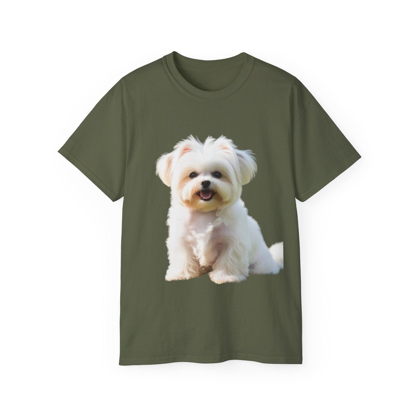 🐕 MAGLIETTA BICHON MALTEZ RITRATO - Maglietta Unisex Ultra Cotone - Aky & Co.