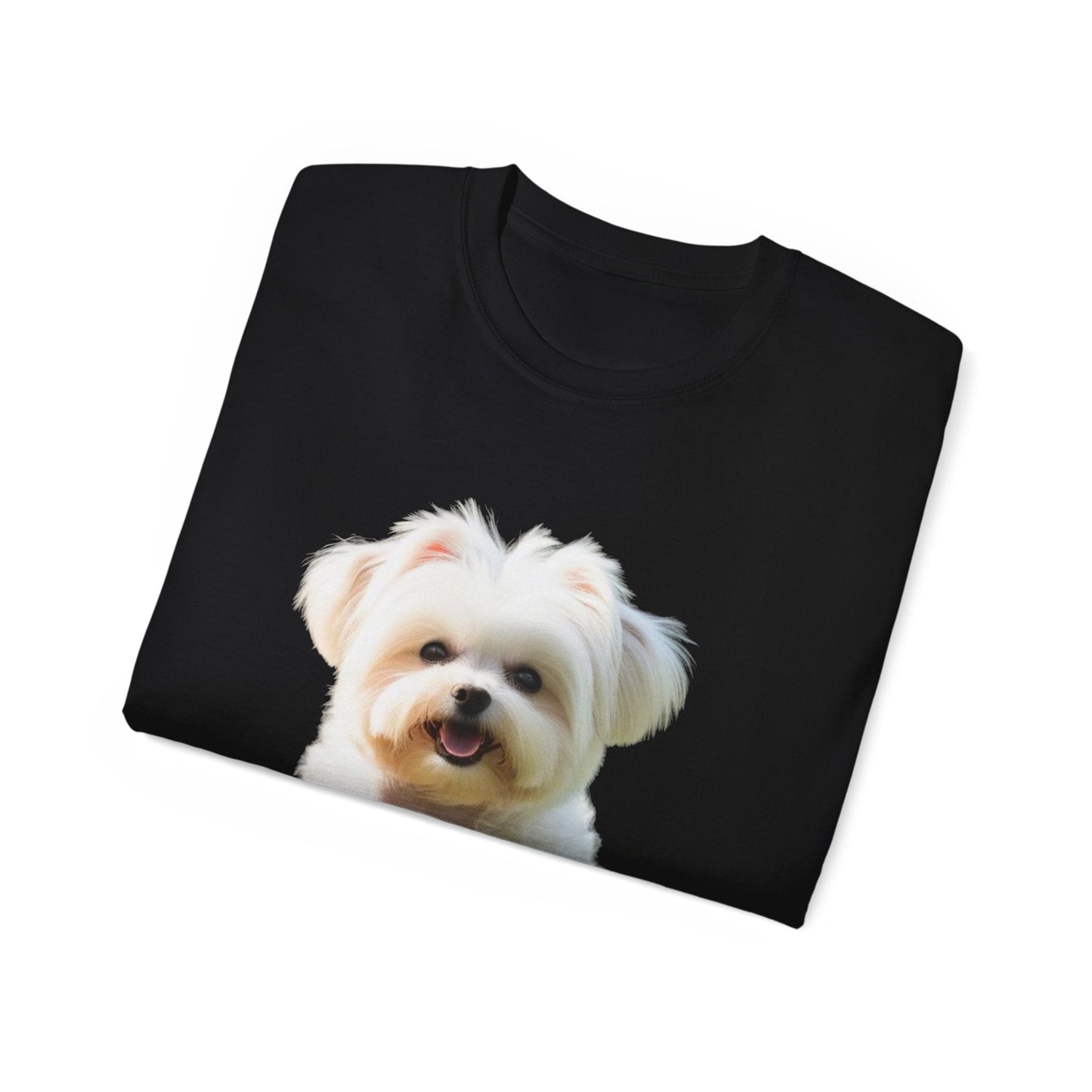 🐕 MAGLIETTA BICHON MALTEZ RITRATO - Maglietta Unisex Ultra Cotone - Aky & Co.