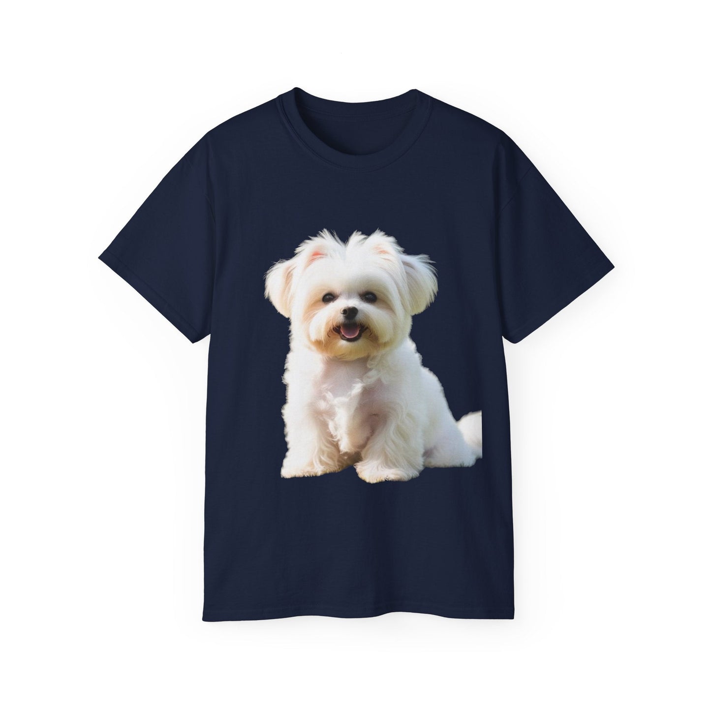 🐕 MAGLIETTA BICHON MALTEZ RITRATO - Maglietta Unisex Ultra Cotone - Aky & Co.