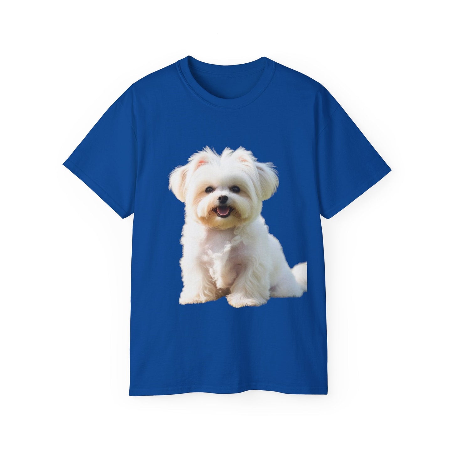 🐕 MAGLIETTA BICHON MALTEZ RITRATO - Maglietta Unisex Ultra Cotone - Aky & Co.
