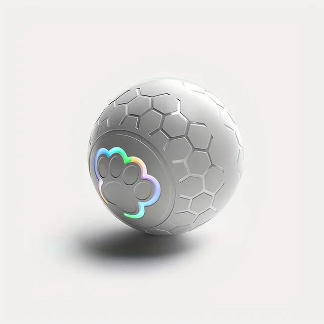 Palla Interattiva Ricaricabile per Cani e Gatti con Luci LED RGB - Giocattolo Stimolante e Resistente ai Morsi - Aky & Co.