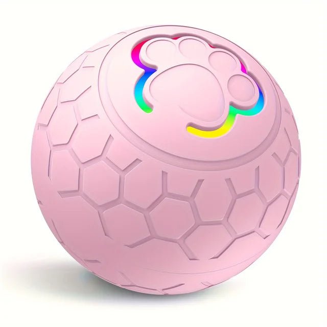 Palla Interattiva Ricaricabile per Cani e Gatti con Luci LED RGB - Giocattolo Stimolante e Resistente ai Morsi - Aky & Co.