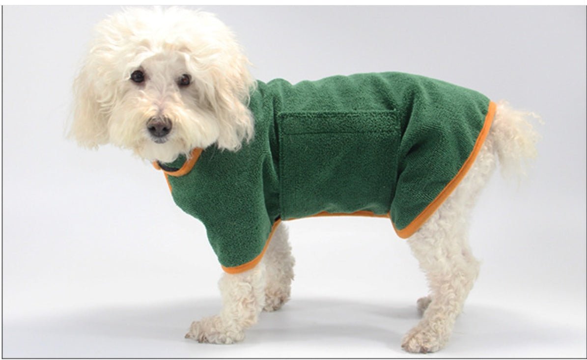 Cane piccolo con accappatoio AKYCO - AKYCO