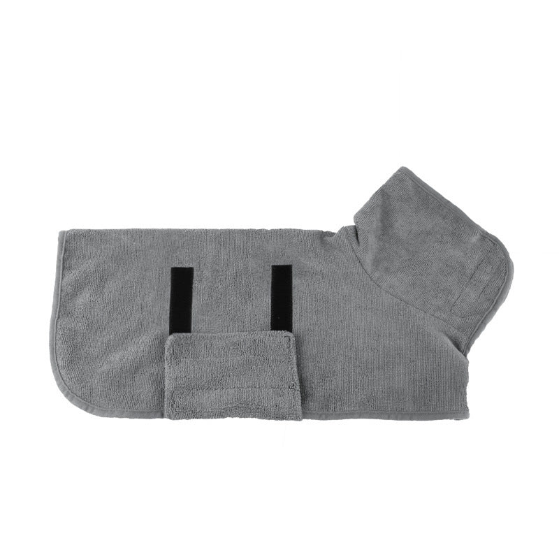 Accappatoio AKYCO grigio vista prodotto - AKYCO