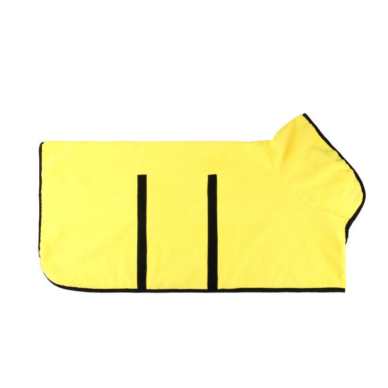 Accappatoio AKYCO giallo vista prodotto - AKYCO
