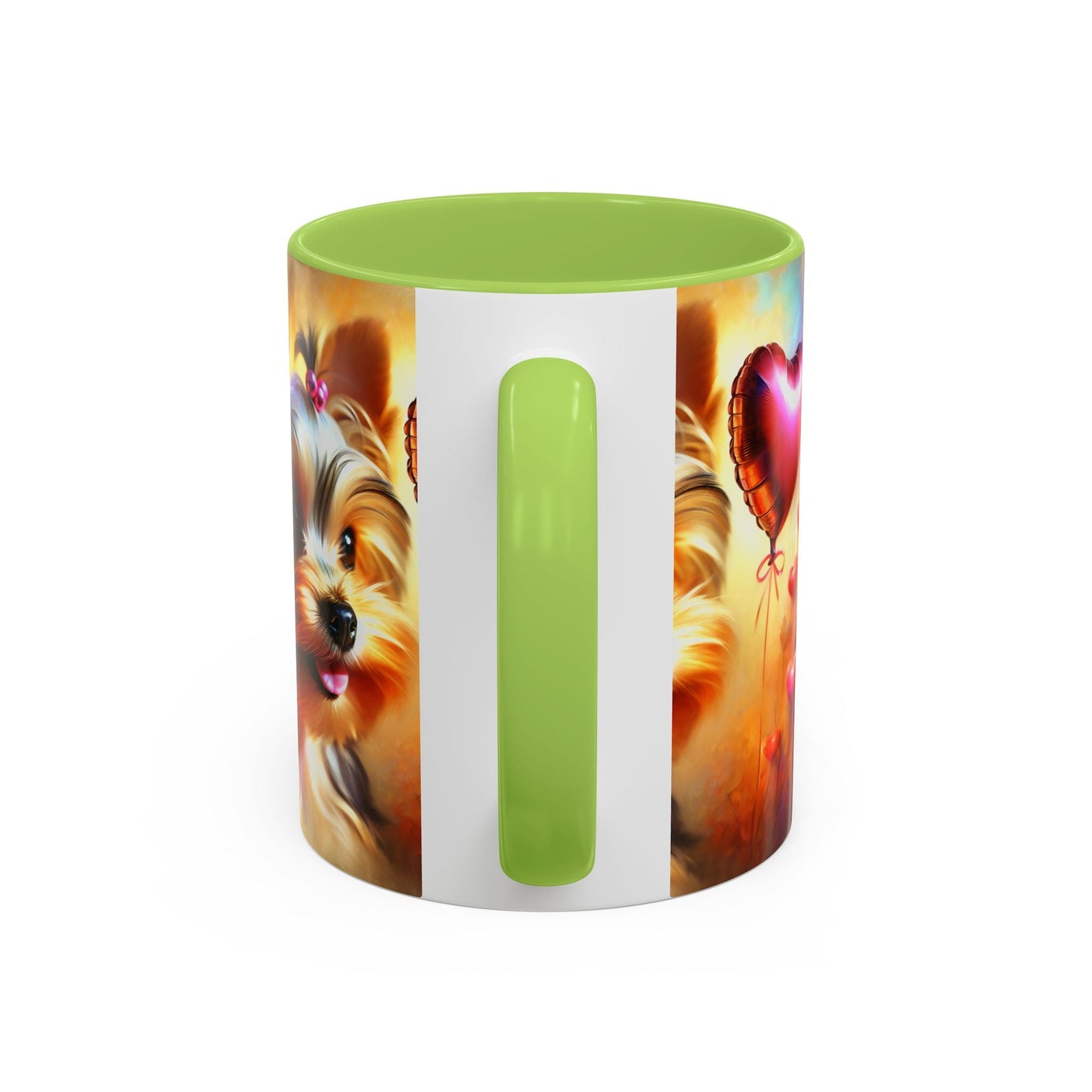 Tazza da Caffè con Dolce Cucciolo di Yorkshire Terrier - 330ml/450ml - Regalo Perfetto per Amanti dei Cani - AKYCO