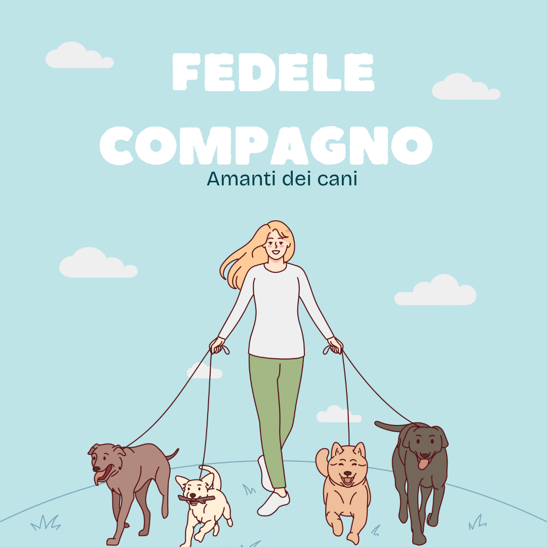 Fedele Compagno: Collezione di Prodotti per Amanti dei Cani - Magliette, Accessori e Decorazioni - Aky & Co.