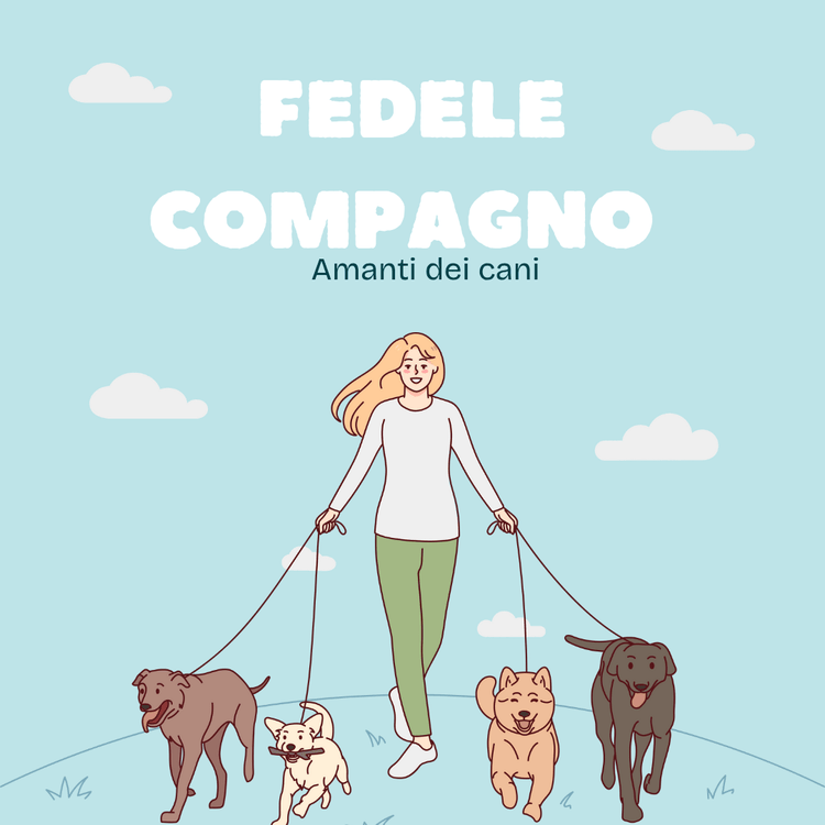 Fedele Compagno: Collezione di Prodotti per Amanti dei Cani - Magliette, Accessori e Decorazioni - Aky & Co.