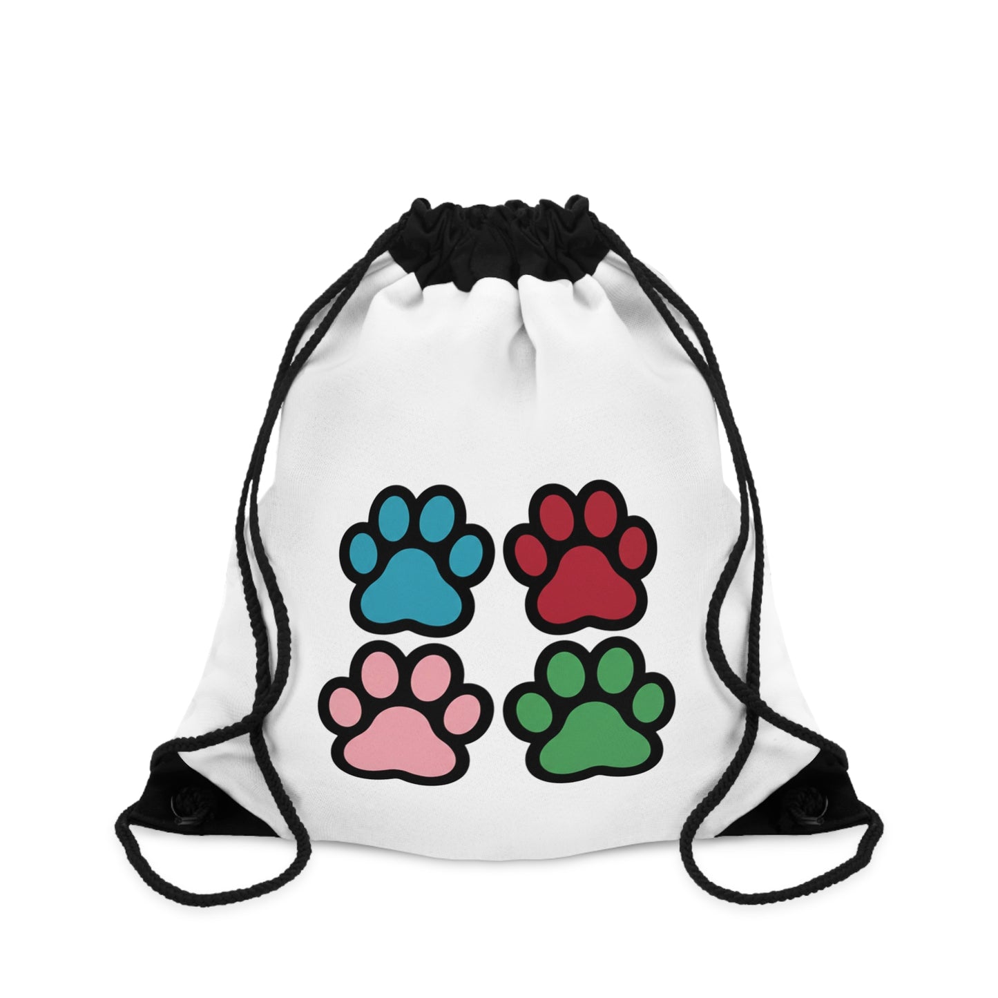 Borsa con Coulisse AKYCO Stampa 4 zampe colorate per Amanti degli Animali - Elegante e Funzionale