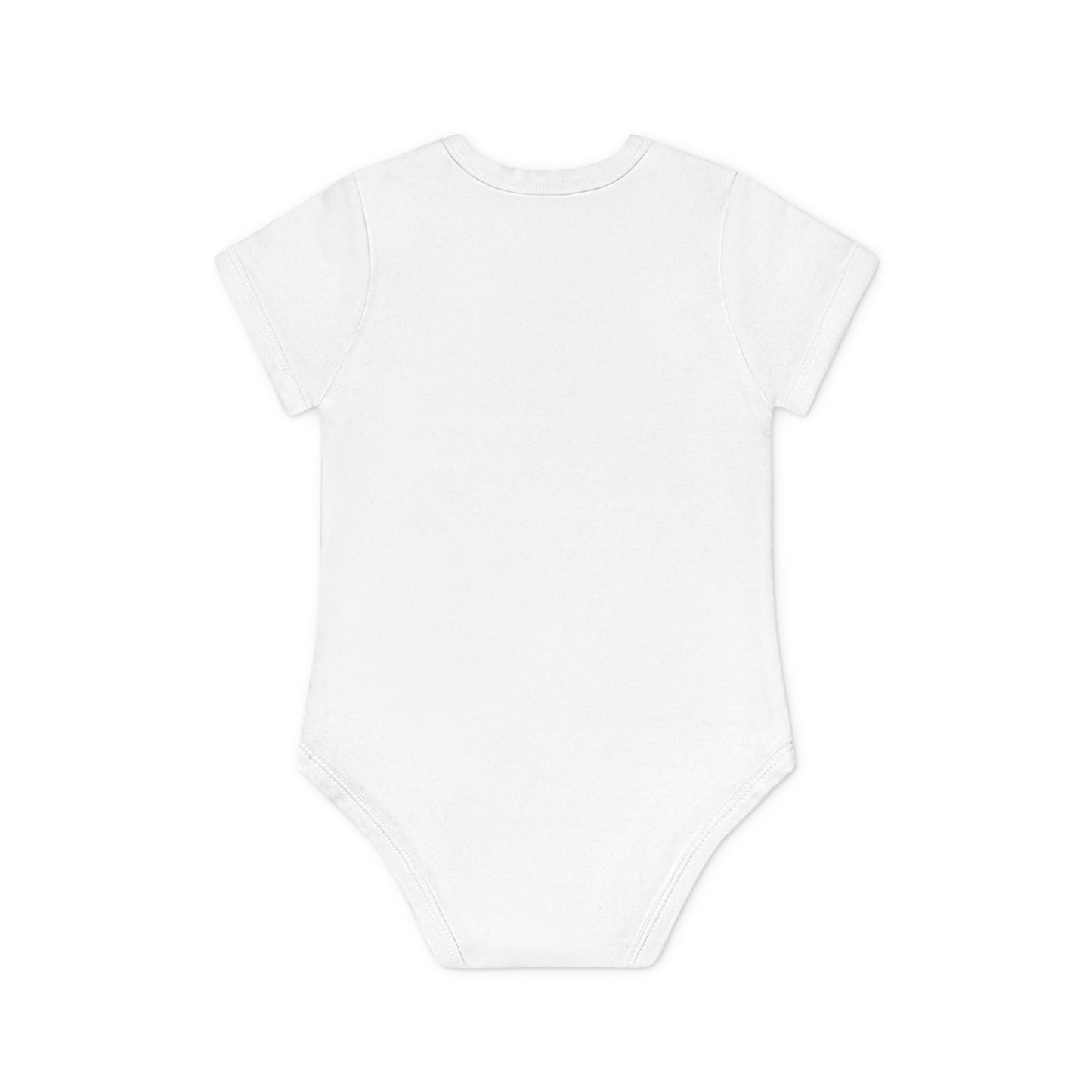 Easter Baby Bodysuit "Happy Easter" – Organic Yorkshire Puppy Onesie | AKYCO