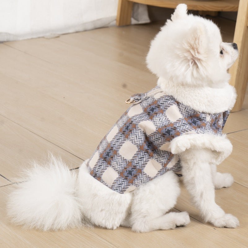 Abbigliamento caldo per cani e gatti con peluche: Gilet orsacchiotto per piccoli animali | Abbigliamento per animali domestici - Aky & Co.