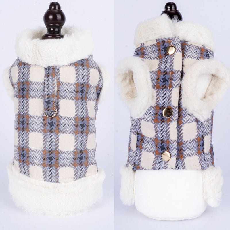 Abbigliamento caldo per cani e gatti con peluche: Gilet orsacchiotto per piccoli animali | Abbigliamento per animali domestici - Aky & Co.