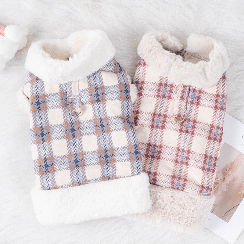 Abbigliamento caldo per cani e gatti con peluche: Gilet orsacchiotto per piccoli animali | Abbigliamento per animali domestici - Aky & Co.