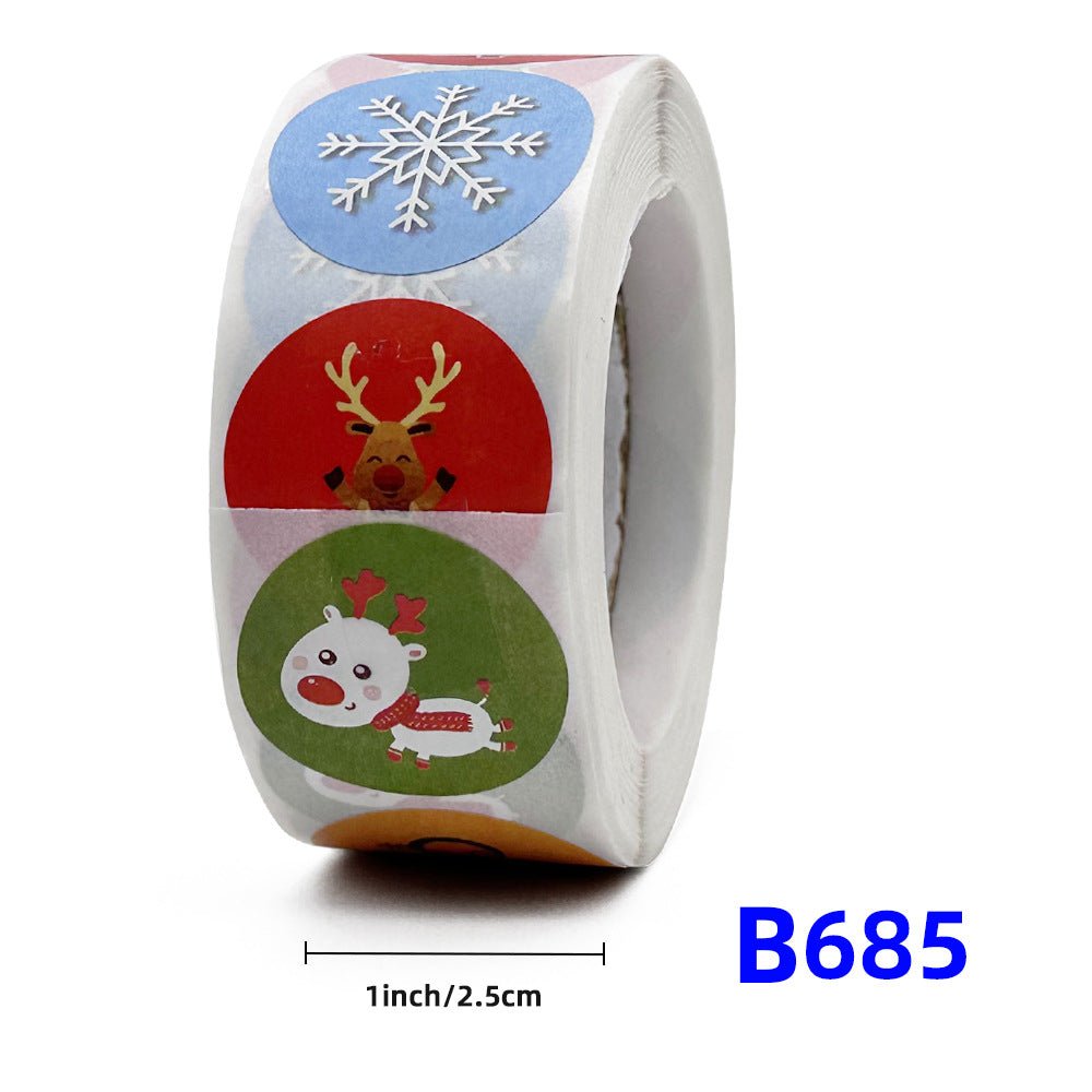 Adesivi Regalo di Natale | Etichette Autoadesive Decorative “Buon Natale” per Pacchi e Feste – AKYCO - AKYCO