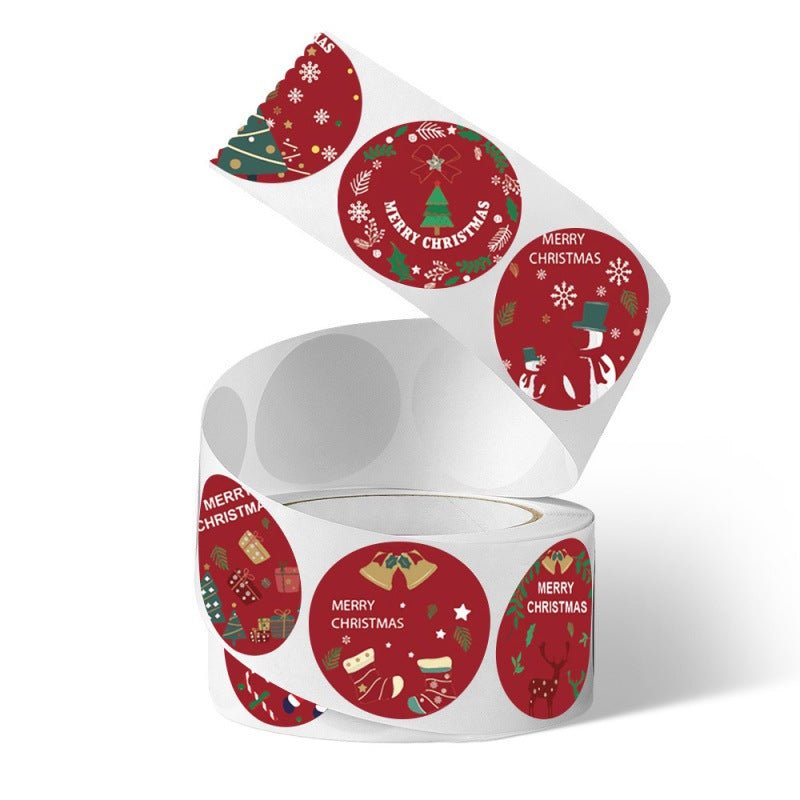 Adesivi Regalo di Natale | Etichette Autoadesive Decorative “Buon Natale” per Pacchi e Feste – AKYCO - AKYCO