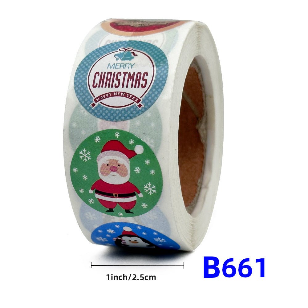 Adesivi Regalo di Natale | Etichette Autoadesive Decorative “Buon Natale” per Pacchi e Feste – AKYCO - AKYCO