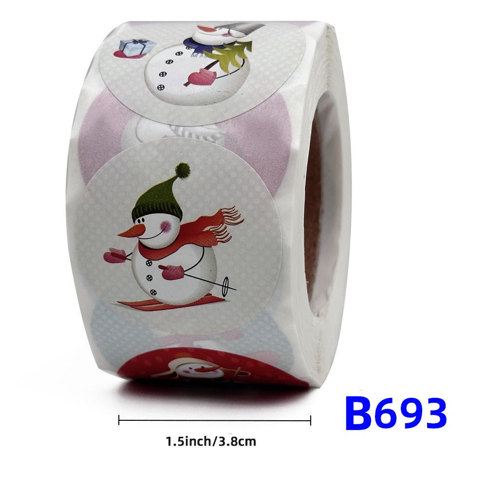 Adesivi Regalo di Natale | Etichette Autoadesive Decorative “Buon Natale” per Pacchi e Feste – AKYCO - AKYCO