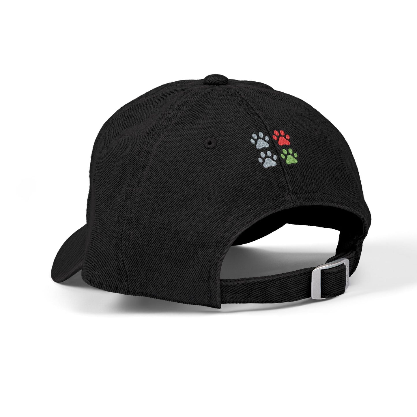 AKYCO Embroidered Denim Hat — Dog Logo Cap with Paw Accent - AKYCO