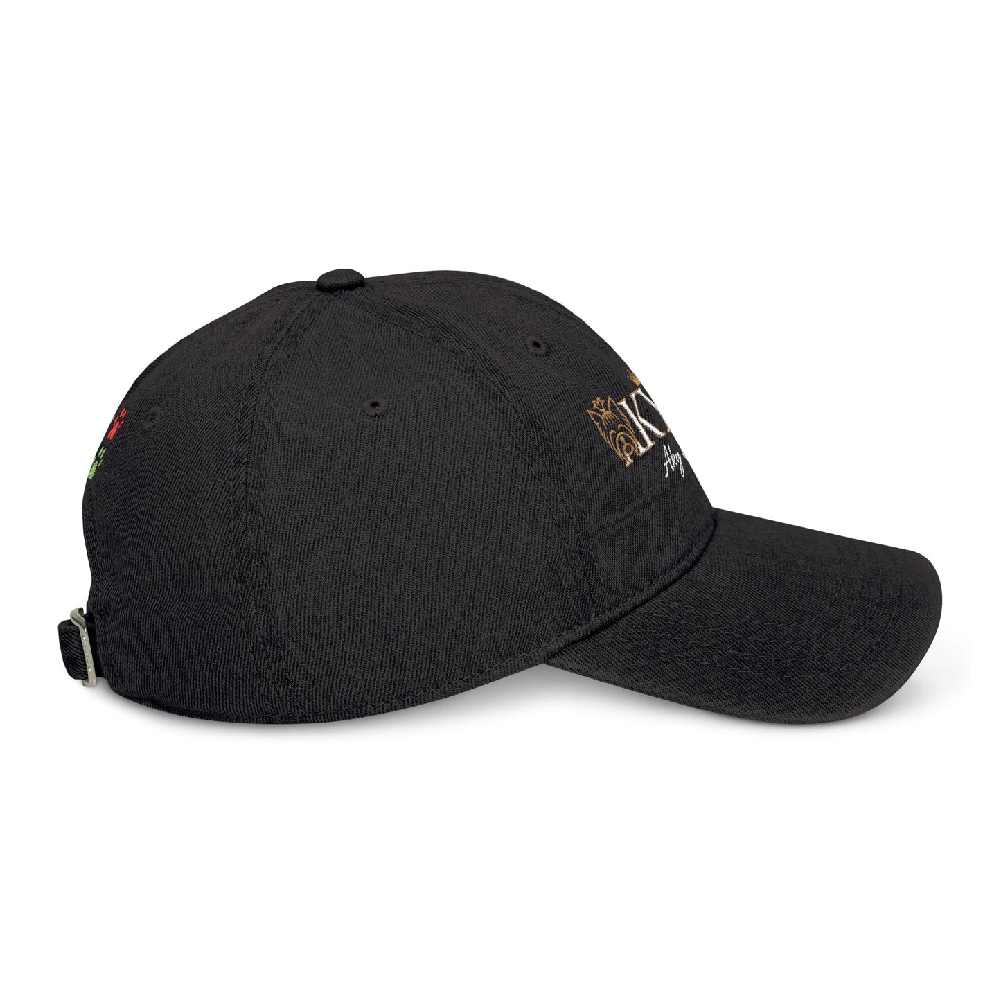 AKYCO Embroidered Denim Hat — Dog Logo Cap with Paw Accent - AKYCO