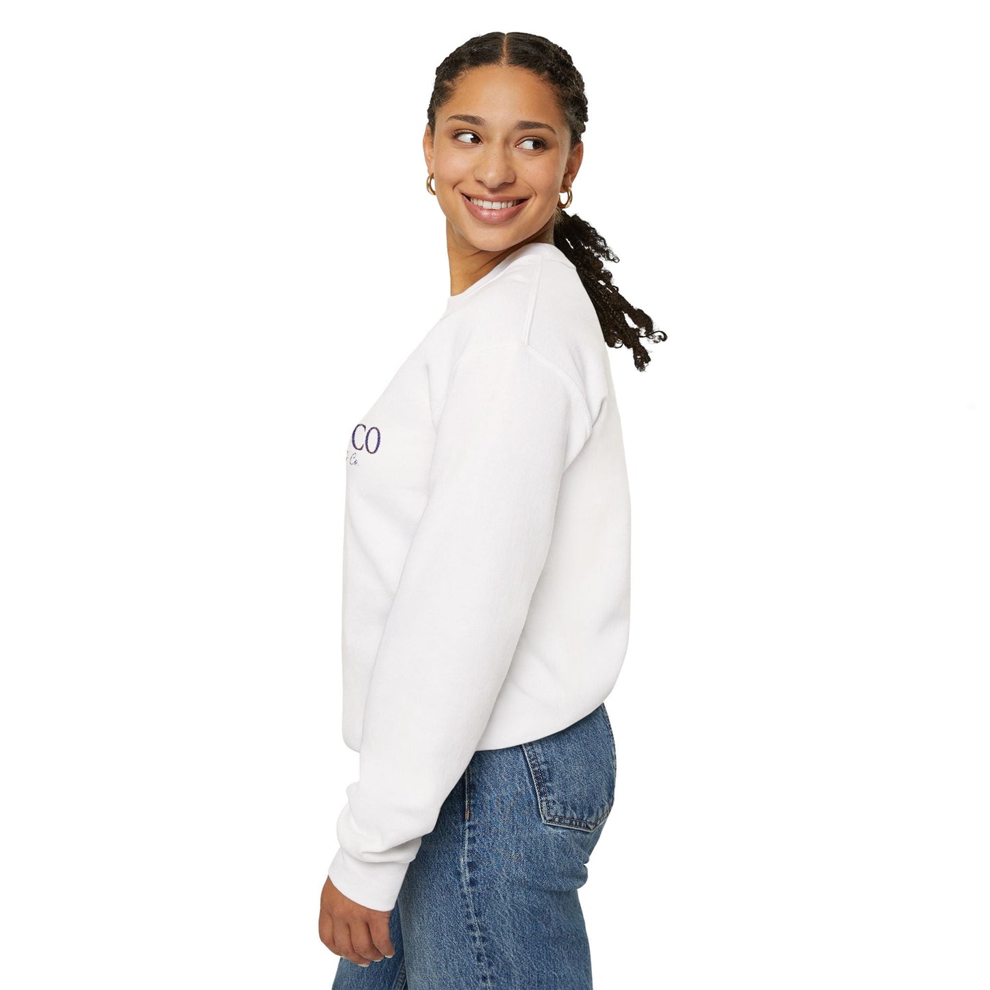 AKYCO Floral Logo Crewneck Sweatshirt - AKYCO