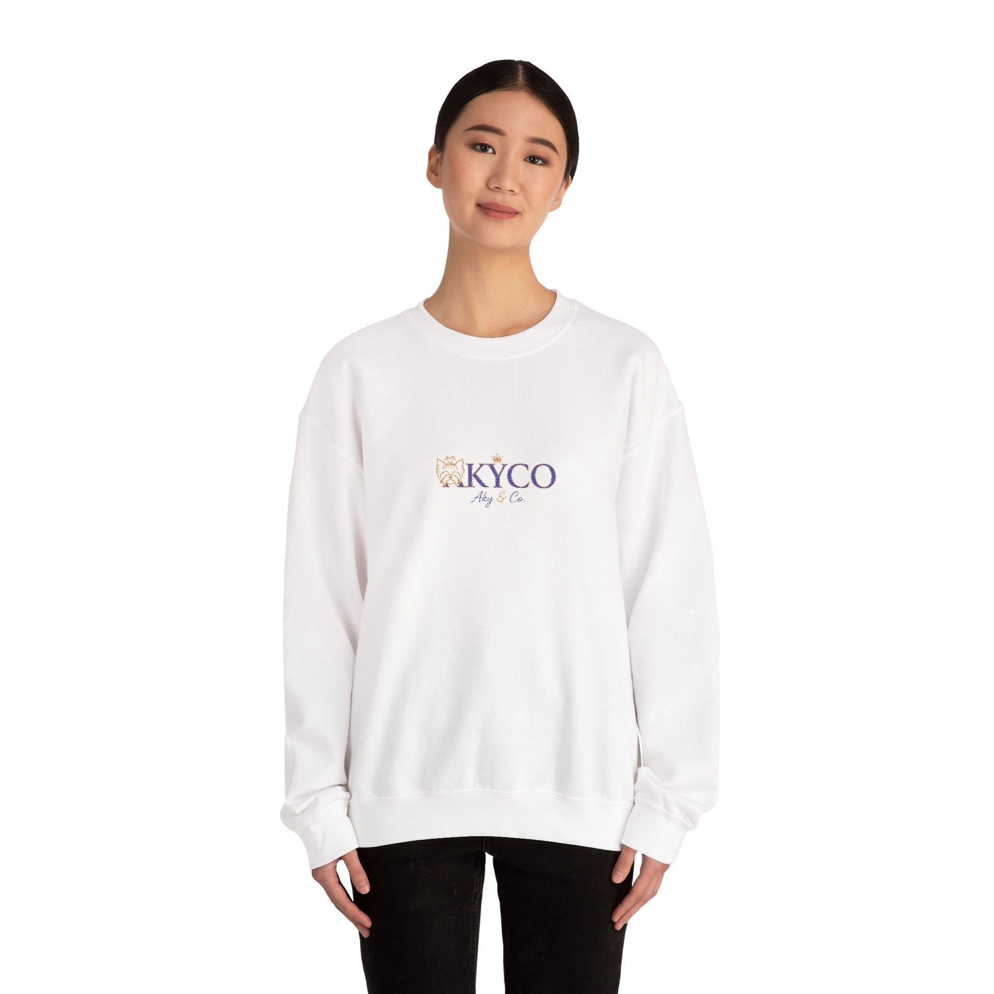 AKYCO Floral Logo Crewneck Sweatshirt - AKYCO