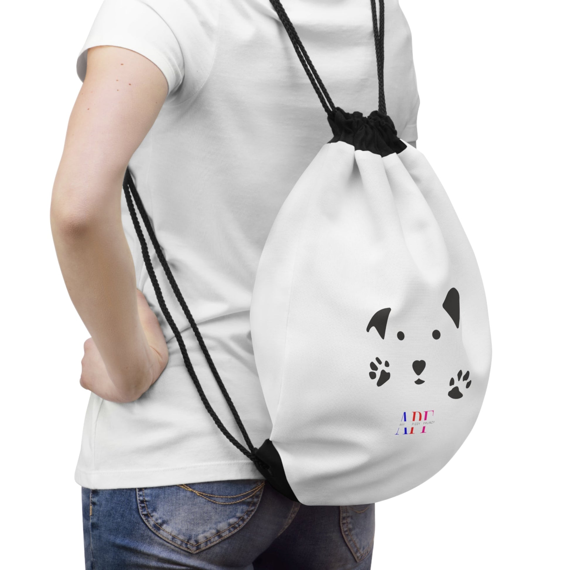 Borsa con Coulisse APF Stampa Cane per Amanti degli Animali - Elegante e Funzionale - Aky & Co.