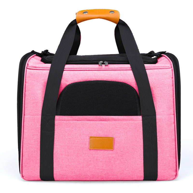 Borsa Trasportino Pieghevole per Animali Domestici - 4 Colori, Grande Capacità e Materiale Resistente - Aky & Co.