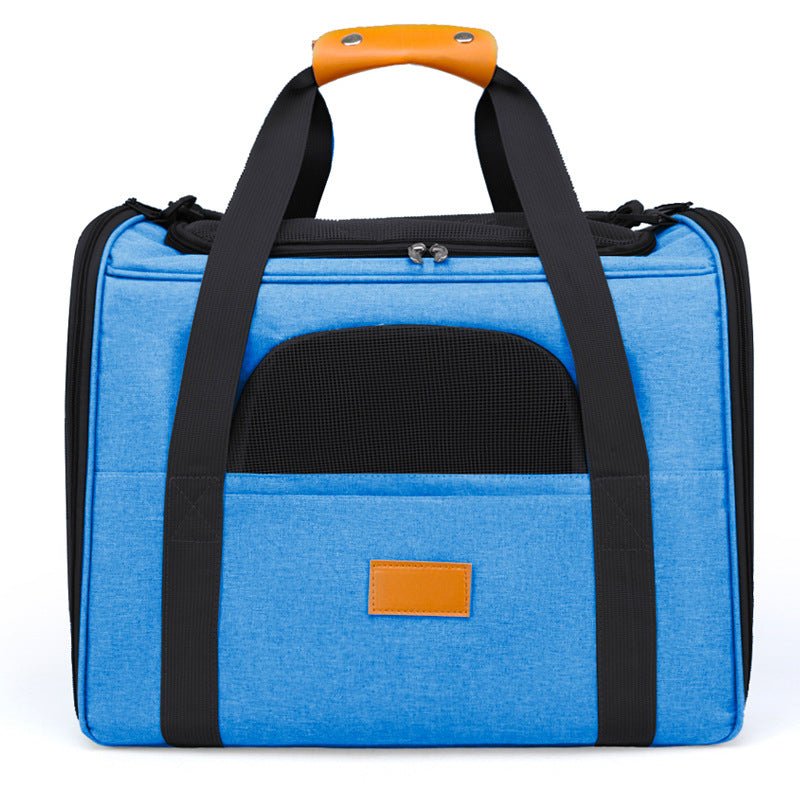 Borsa Trasportino Pieghevole per Animali Domestici - 4 Colori, Grande Capacità e Materiale Resistente - Aky & Co.