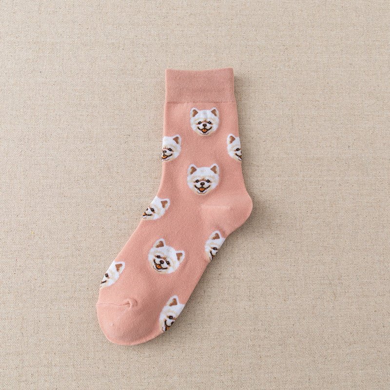 Calzini Creativi con Cani in Cotone - Calze Divertenti e Confortevoli per Donna - Aky & Co.