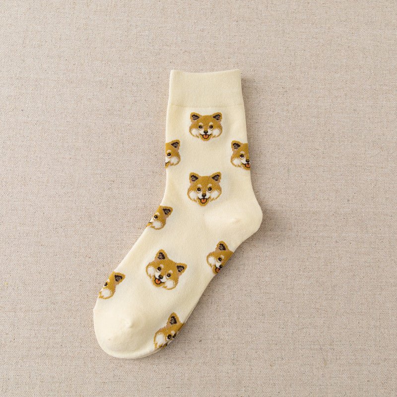 Calzini Creativi con Cani in Cotone - Calze Divertenti e Confortevoli per Donna - Aky & Co.