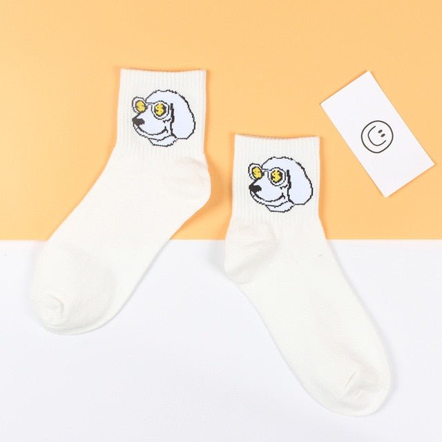 Calzini Donna Creativi in Cotone Misto - Design Cartoon e 3D, Calze Casual e Fashion - Aky & Co.