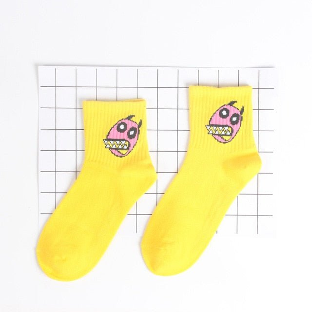 Calzini Donna Creativi in Cotone Misto - Design Cartoon e 3D, Calze Casual e Fashion - Aky & Co.