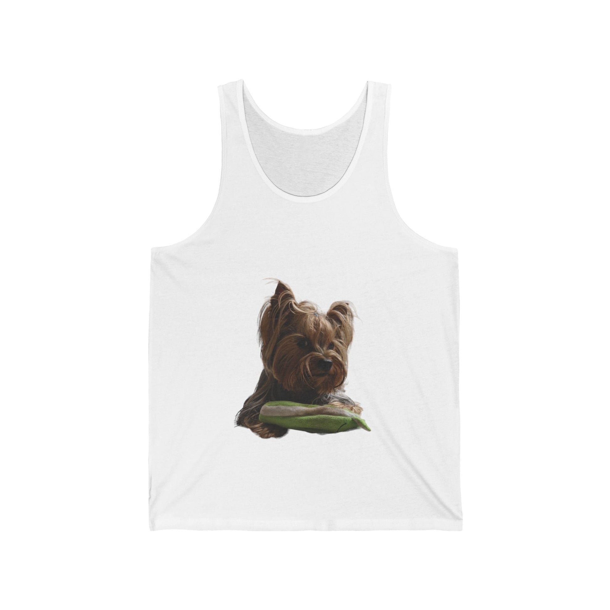 Canotta Unisex in Jersey con Design Yorkie - Stile e Comfort per Amanti dei Cani - AKYCO