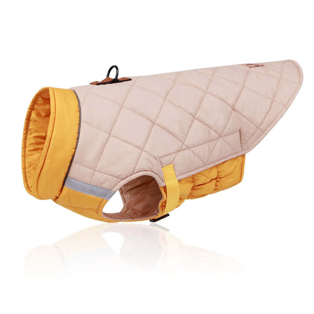 Cappotto Riflettente Caldo per Cani - Gilet Imbottito in Cotone Stile Casual | Abbigliamento per Animali Domestici - Aky & Co.