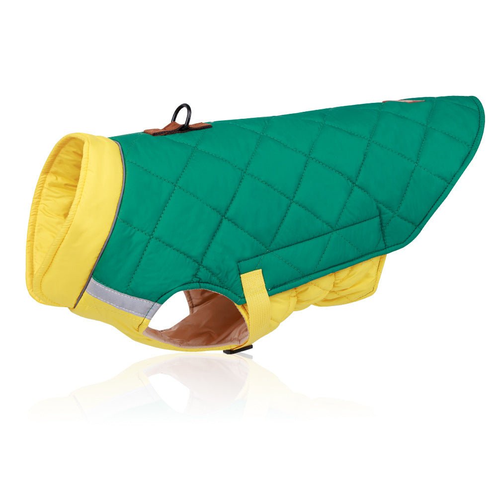 Cappotto Riflettente Caldo per Cani - Gilet Imbottito in Cotone Stile Casual | Abbigliamento per Animali Domestici - Aky & Co.