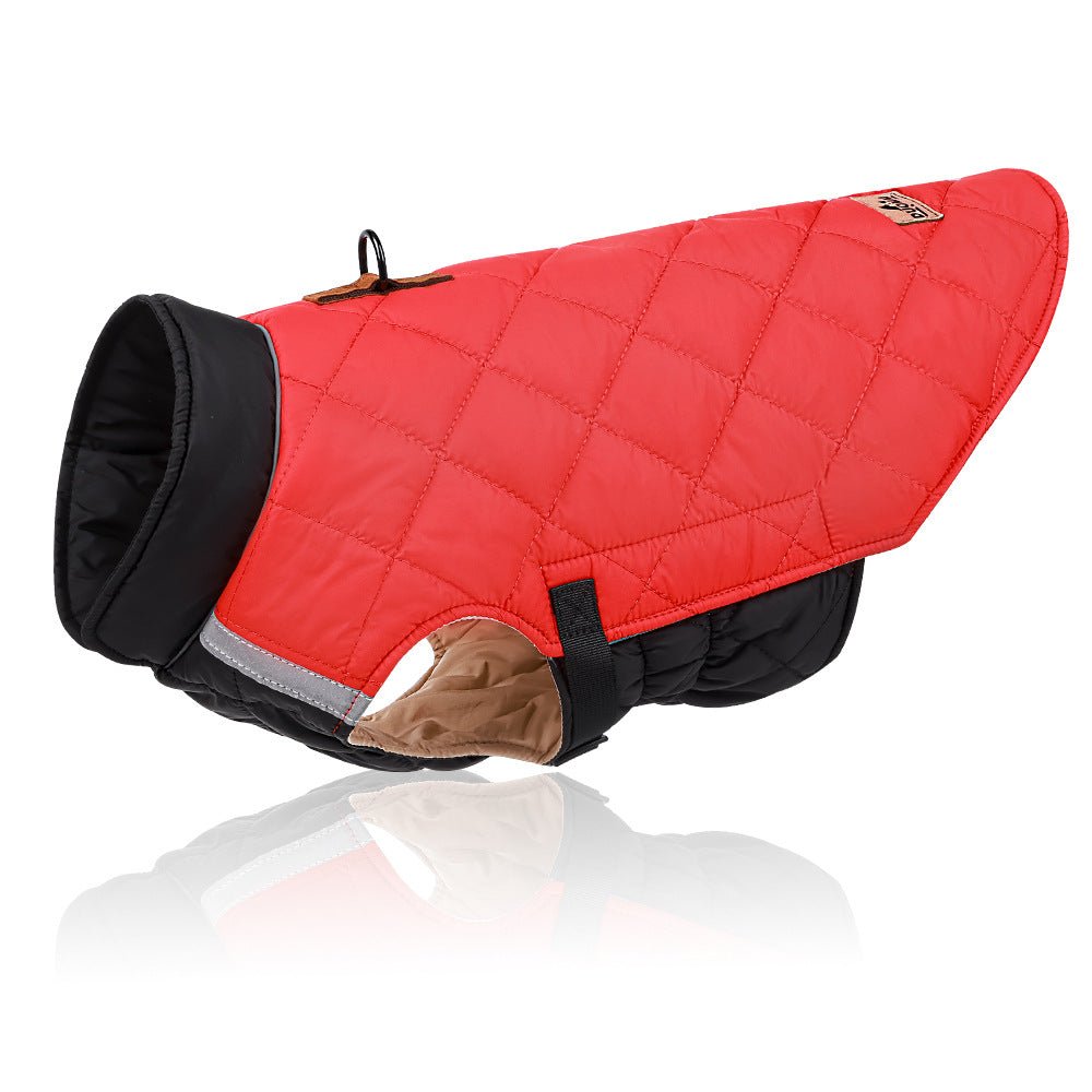 Cappotto Riflettente Caldo per Cani - Gilet Imbottito in Cotone Stile Casual | Abbigliamento per Animali Domestici - Aky & Co.