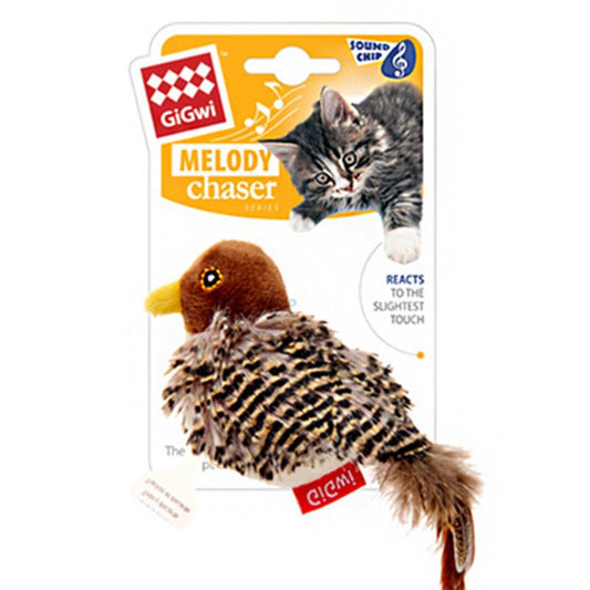 Cat Toys Dazzling Law Prey Series Sound Toys Touching Sensing Little Bird - Aky & Co.