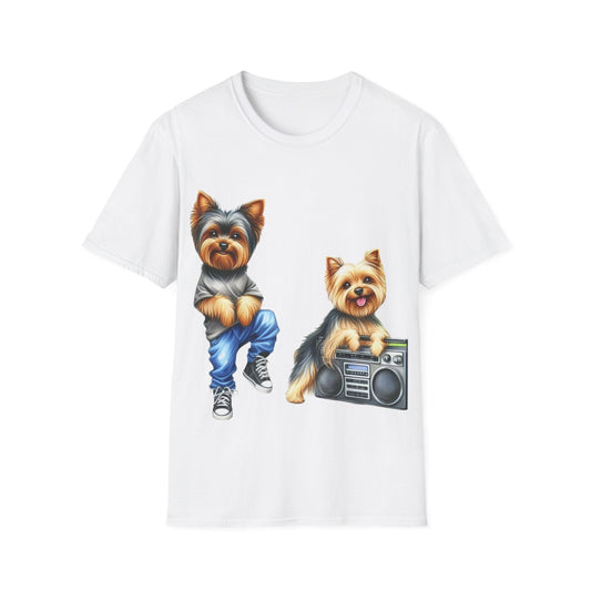 Cool Dog Vibes Unisex Softstyle T-Shirt - Perfect for Pet Lovers - Aky & Co.