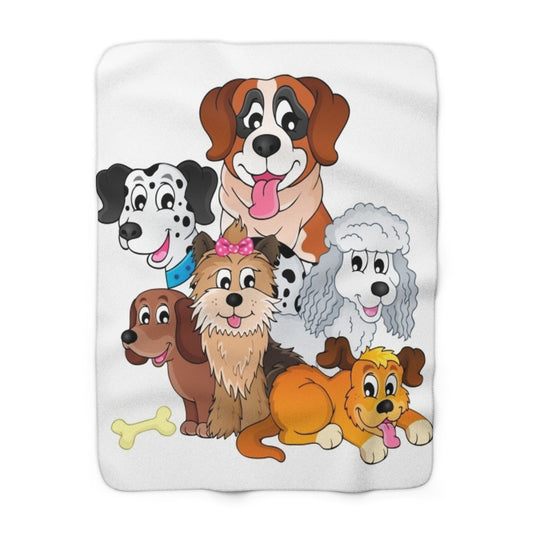 Coperta Morbida in Pile a Tema Cani – Calda e Confortevole per Amanti degli Animali - Aky & Co.
