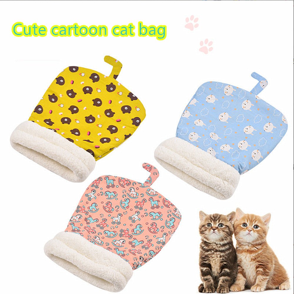 Cuccia a Sacco Morbida per Gatti - Letto Caldo e Confortevole | Nido Chiuso per Gatti (2,5 - 7kg) - Aky & Co.