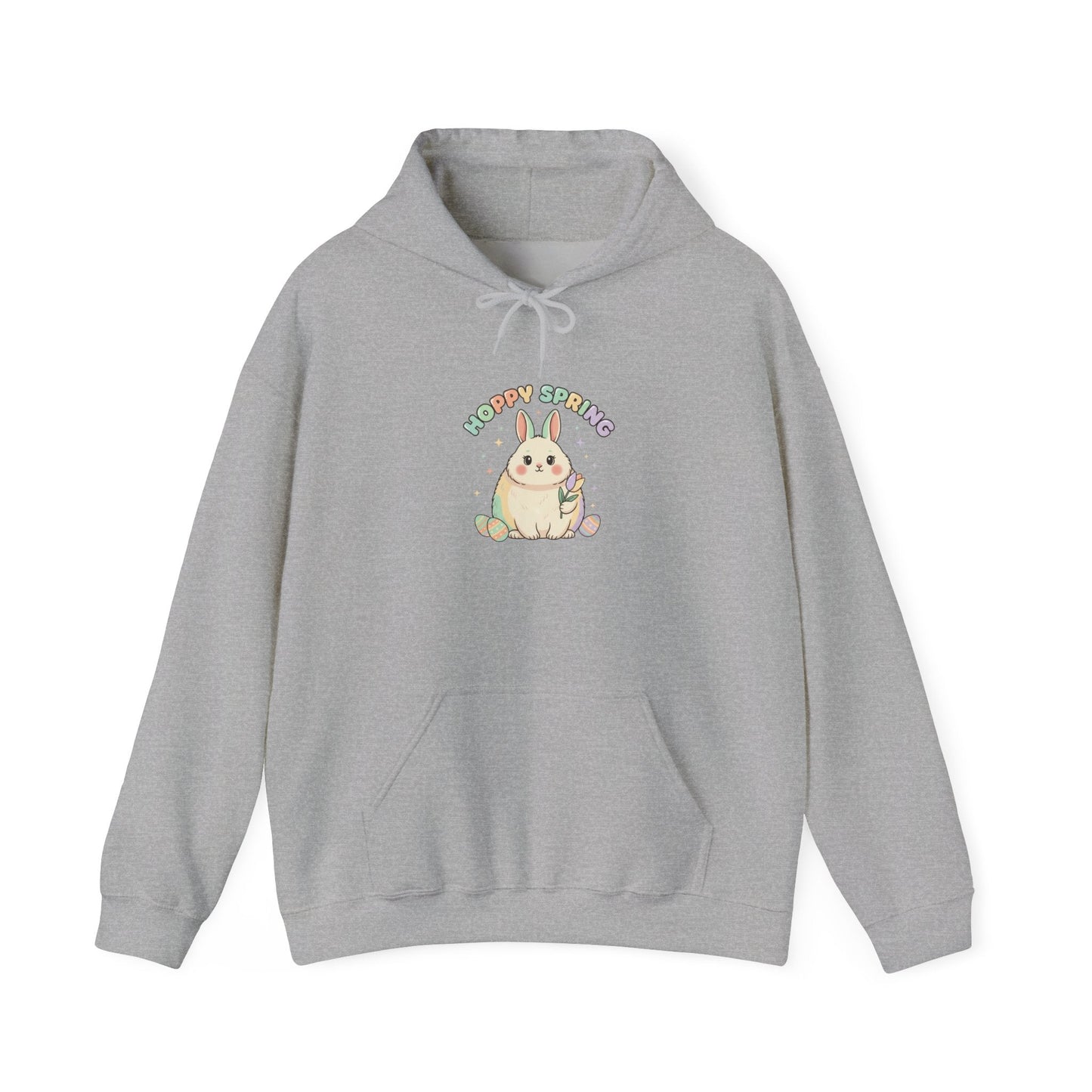 Cute Pastel Bunny, Hoodie | Easter Bunny Aesthetic, vintage pastel spring - AKYCO