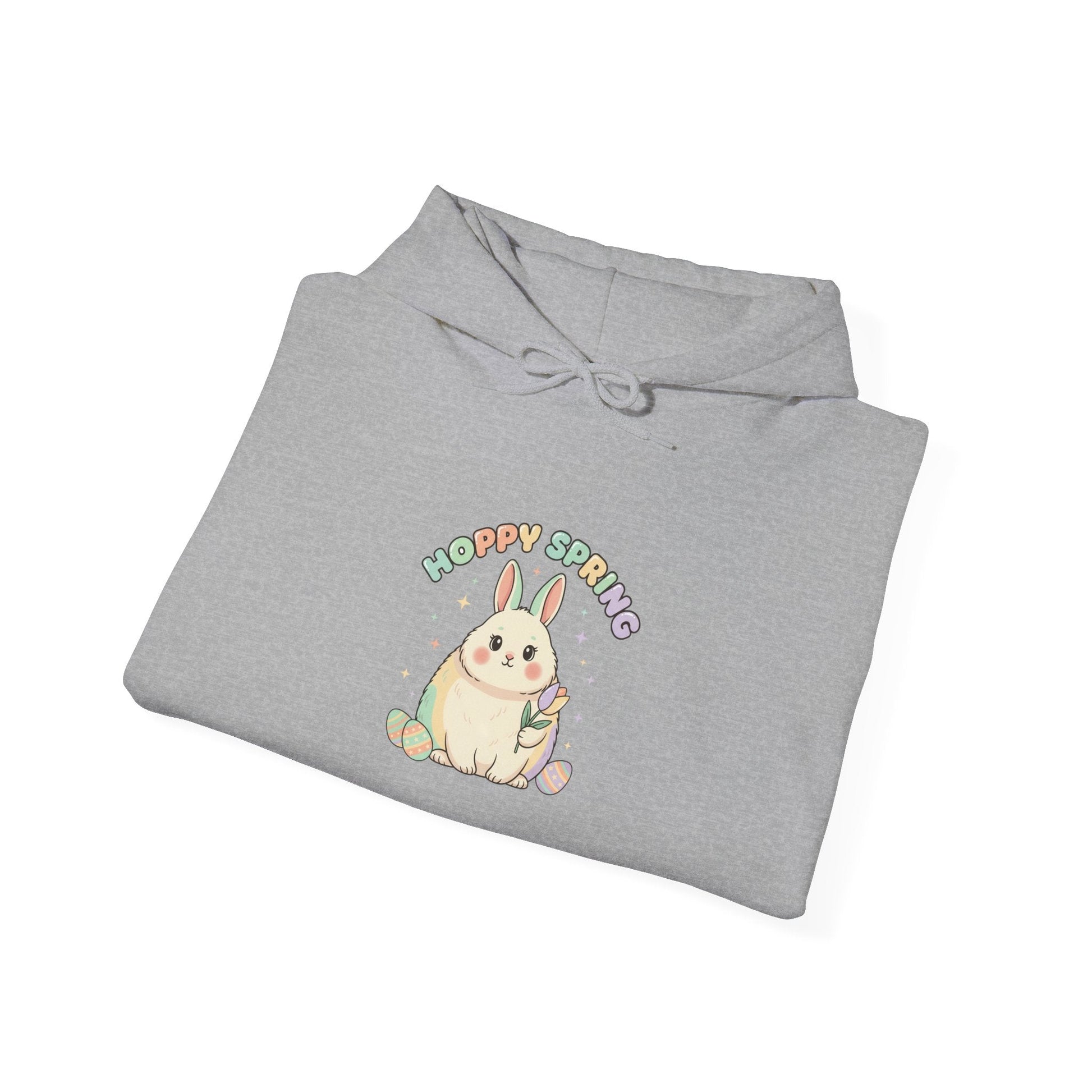 Cute Pastel Bunny, Hoodie | Easter Bunny Aesthetic, vintage pastel spring - AKYCO