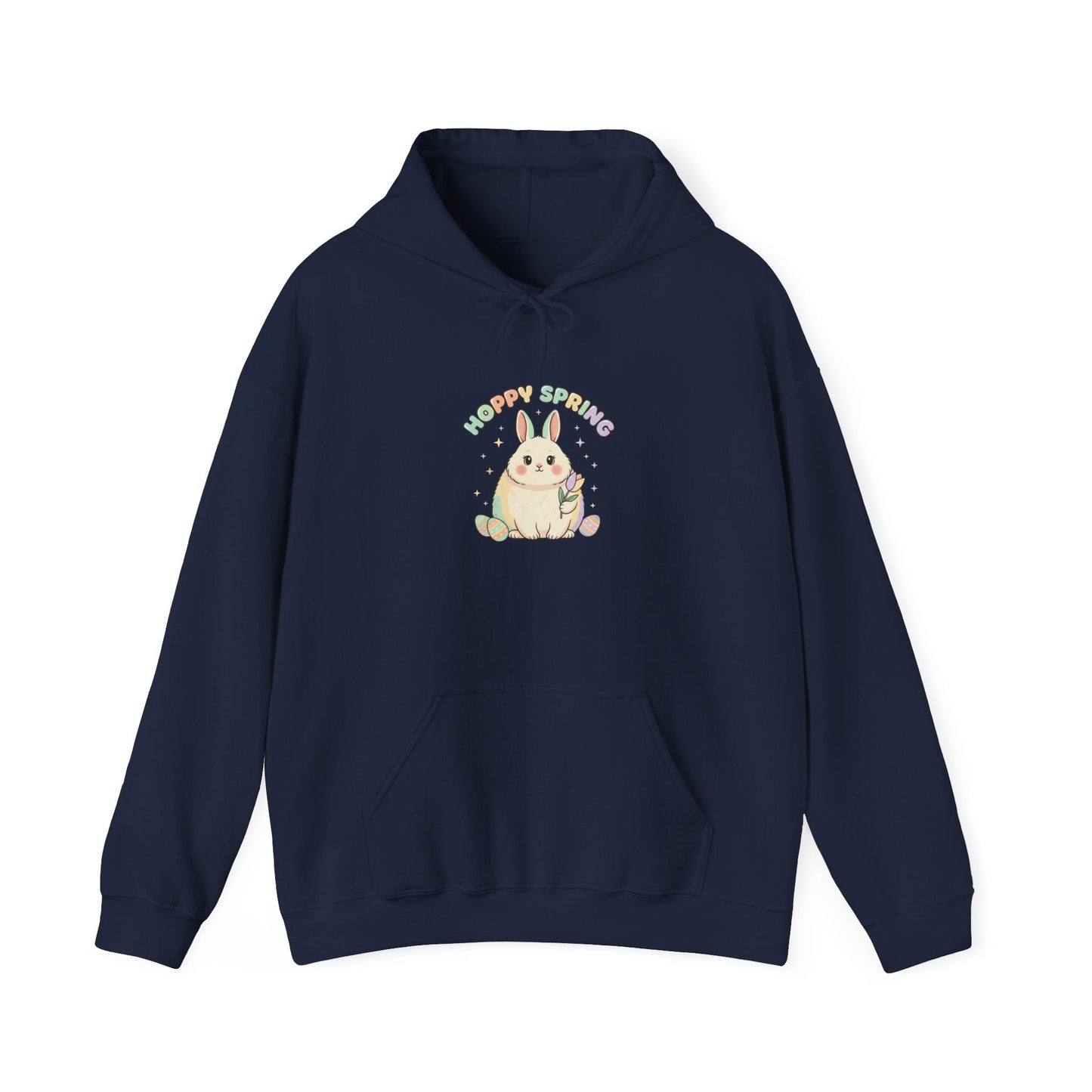 Cute Pastel Bunny, Hoodie | Easter Bunny Aesthetic, vintage pastel spring - AKYCO